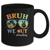 Bruh We Out Teachers Groovy Retro Happy Last Day Of School Mug | teecentury
