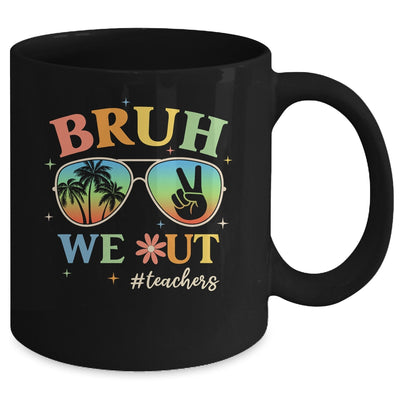 Bruh We Out Teachers Groovy Retro Happy Last Day Of School Mug | teecentury
