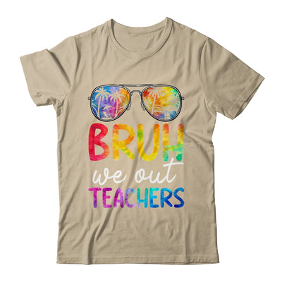 Bruh We Out Teachers Happy Last Day Of School Retro Tie Dye Shirt & Tank Top | teecentury