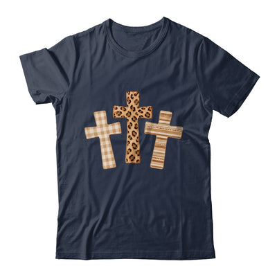 Brushstroke Cross God Faith Leopard Jesus Christian Women Shirt & Hoodie | teecentury