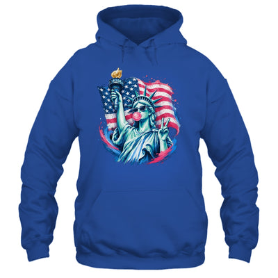Brushstroke Statue Of Liberty Blowing Bubble Gum 4Th Of July Shirt & Tank Top | teecentury