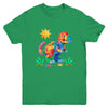 Building Bricks Builder Block Dinosaur T-Rex Boys Kids Men Youth Shirt | teecentury