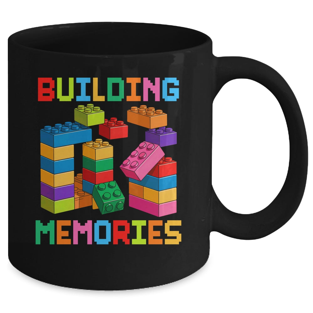 Building Memories Building Bricks Blocks Family Matching Mug | teecentury