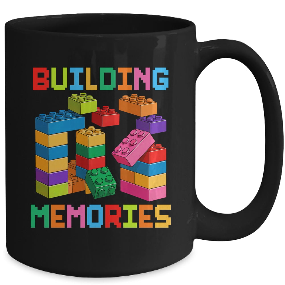Building Memories Building Bricks Blocks Family Matching Mug | teecentury