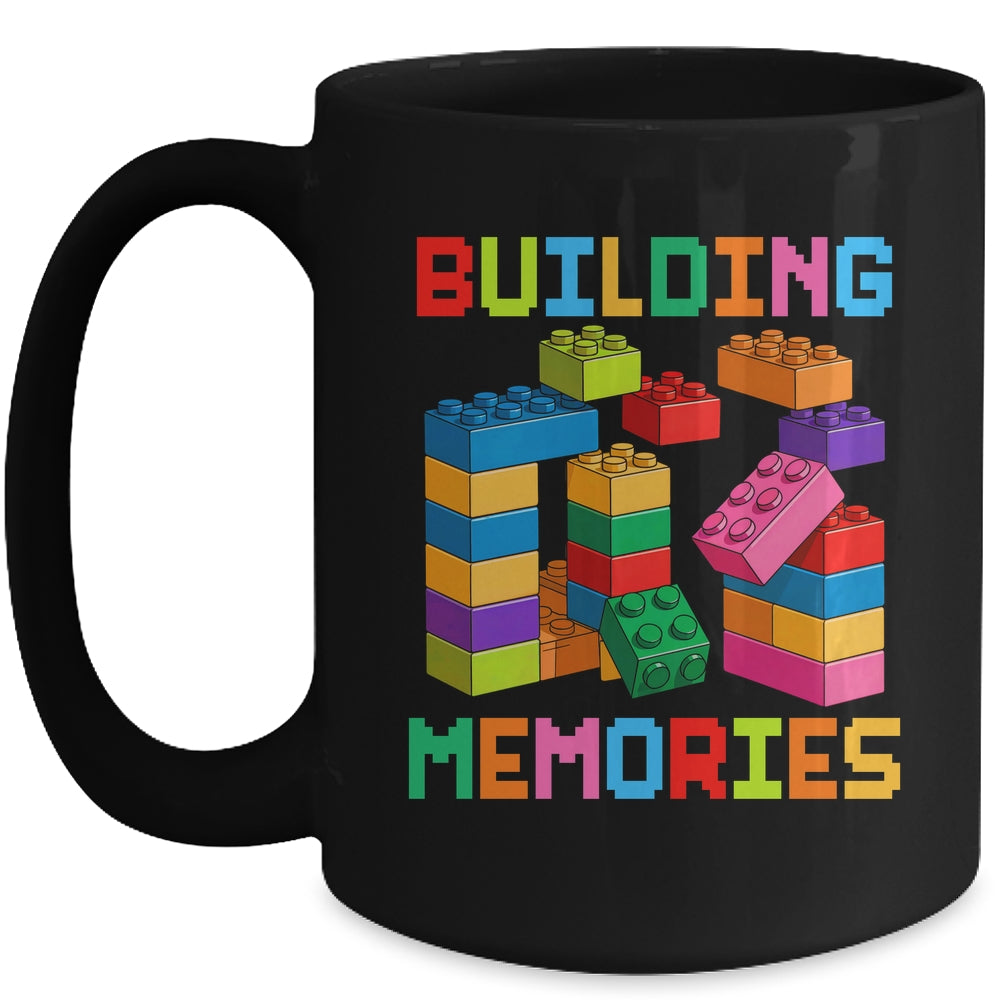 Building Memories Building Bricks Blocks Family Matching Mug | teecentury