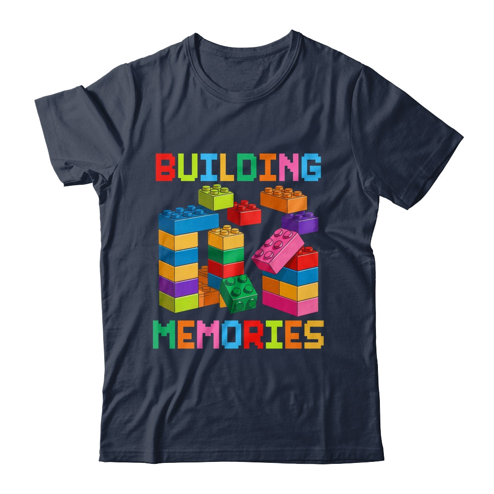 Building Memories Building Bricks Blocks Family Matching Shirt & Hoodie | teecentury