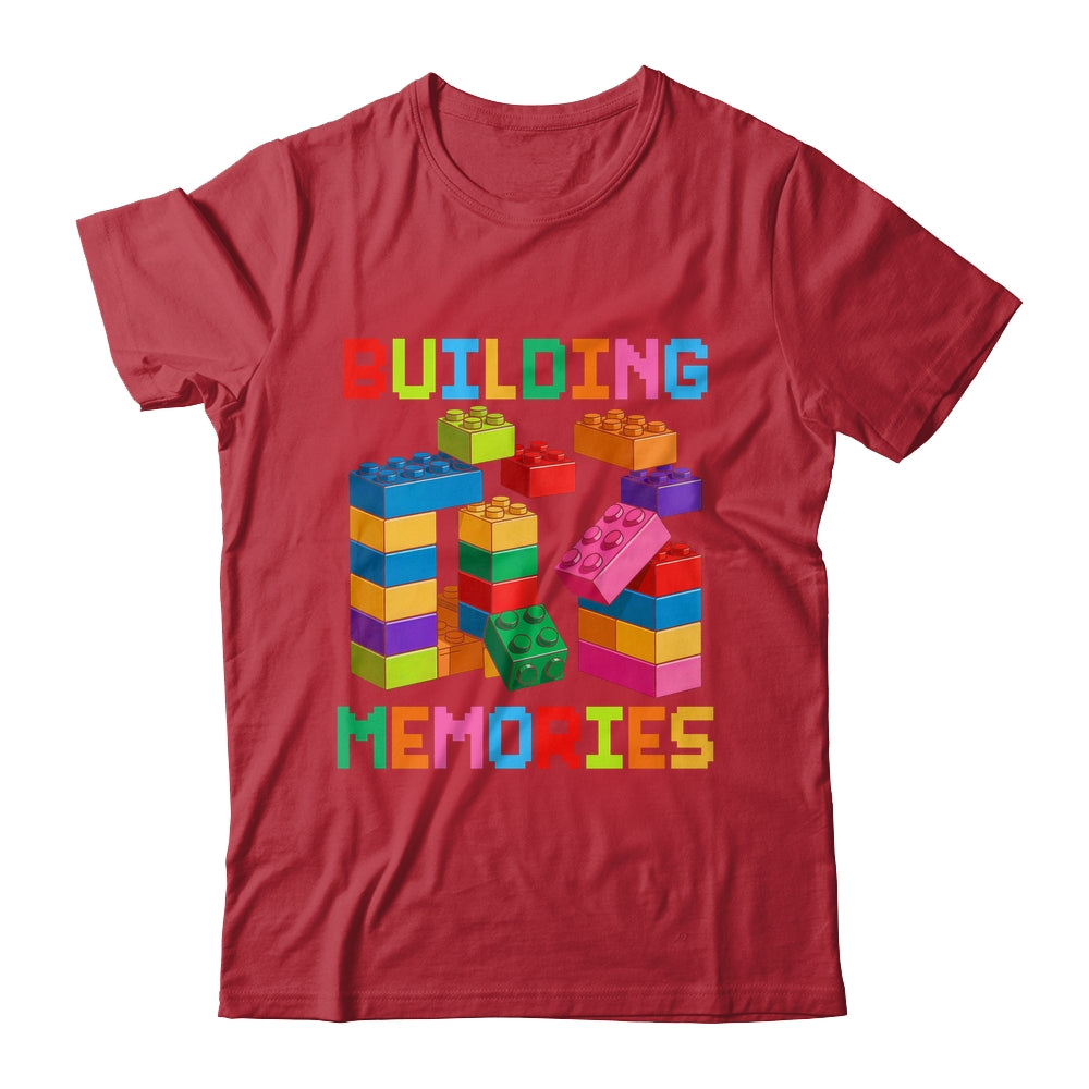 Building Memories Building Bricks Blocks Family Matching Shirt & Hoodie | teecentury