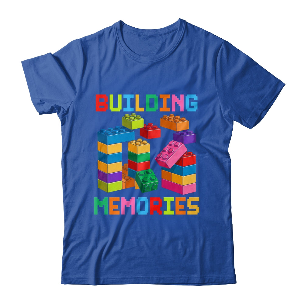 Building Memories Building Bricks Blocks Family Matching Shirt & Hoodie | teecentury