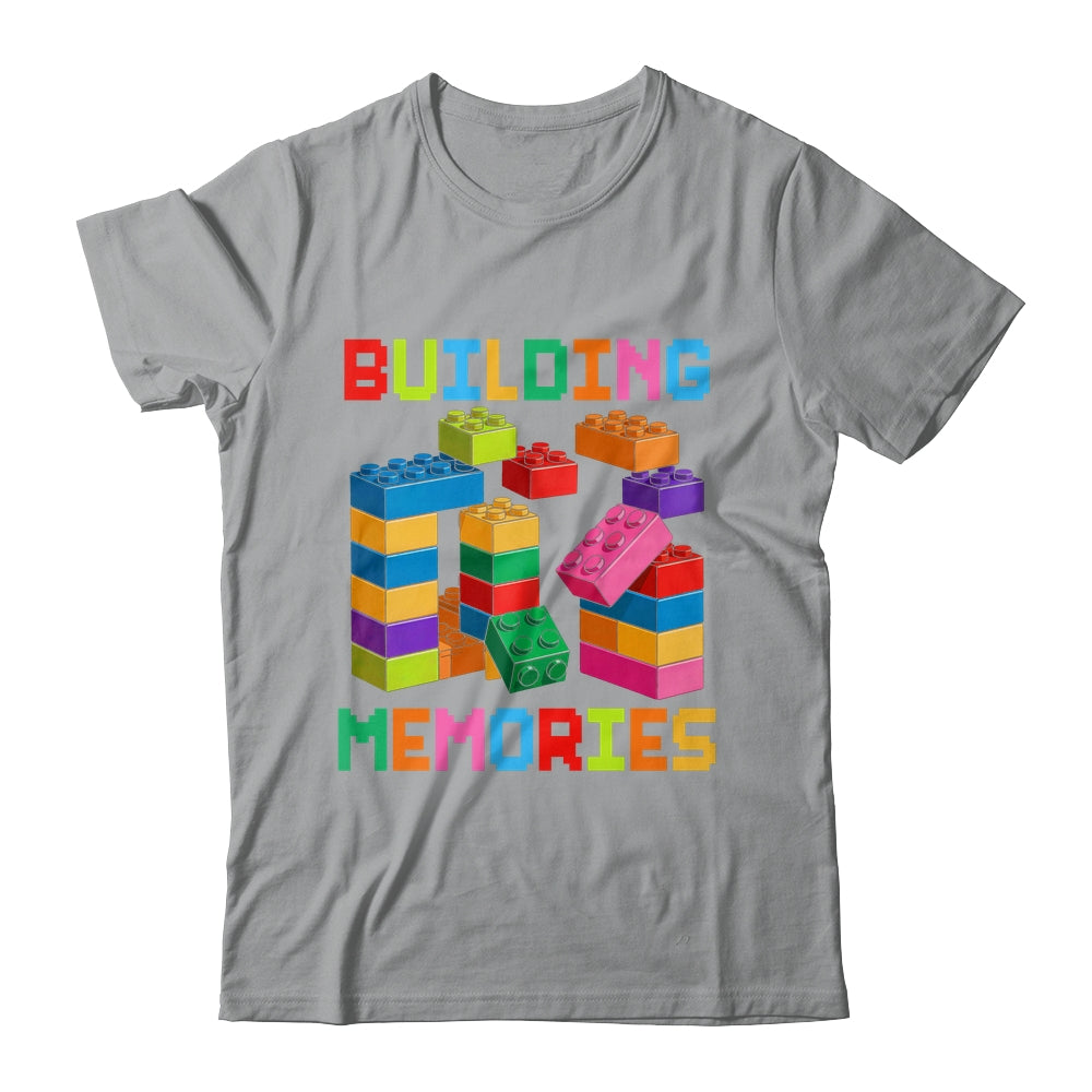Building Memories Building Bricks Blocks Family Matching Shirt & Hoodie | teecentury