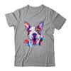 Bull Terrier Mom Lover Puppy Dog Watercolor Tie Dye Painting Shirt & Tank Top | teecentury