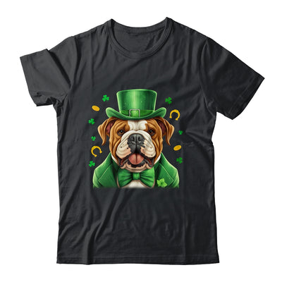 Bulldog St Patricks Day Leprechaun Shamrock Irish Shirt & Hoodie | teecentury