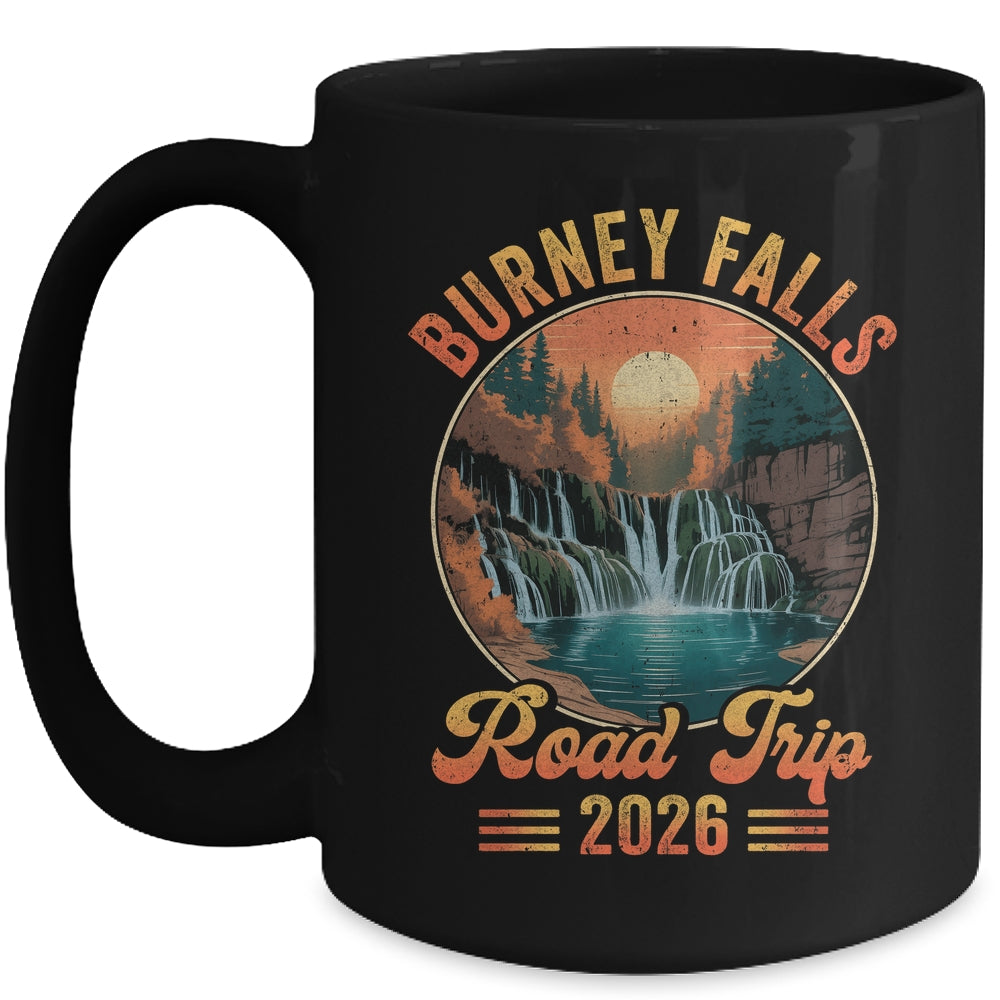 Burney Falls Road Trip 2026 Summer Vacation Family Matching Mug | teecentury