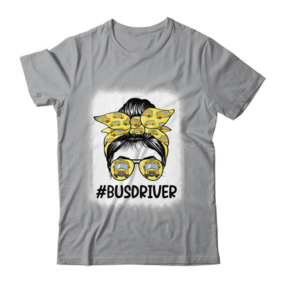 Bus Driver Life Messy Bun Hair Cute Back To School Shirt & Hoodie | teecentury