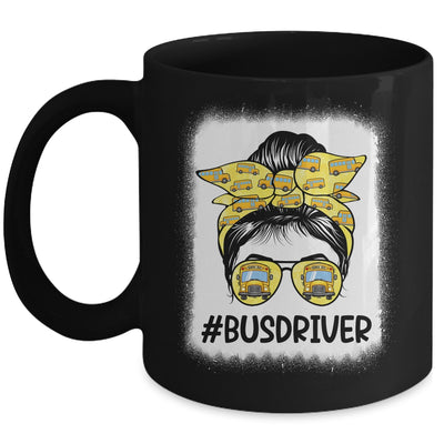 Bus Driver Life Messy Bun Hair Cute Back To School Mug | teecentury
