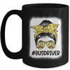 Bus Driver Life Messy Bun Hair Cute Back To School Mug | teecentury