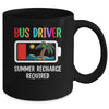 Bus Driver Summer Recharge Required Last Day Of School Mug | teecentury