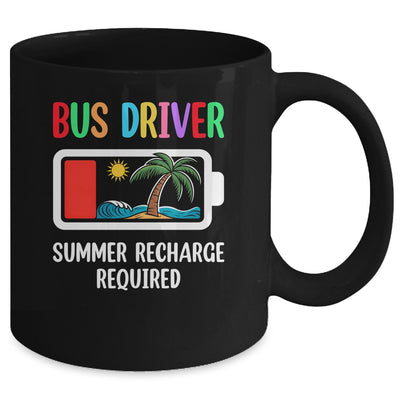 Bus Driver Summer Recharge Required Last Day Of School Mug | teecentury