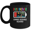 Bus Driver Summer Recharge Required Last Day Of School Mug | teecentury