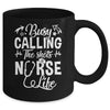 Busy Calling The Shots Nurse Life Nurse Healthcare Mug | teecentury