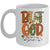 But God Christian Fall Autumn Thankful Floral Coquette Bow Mug | teecentury