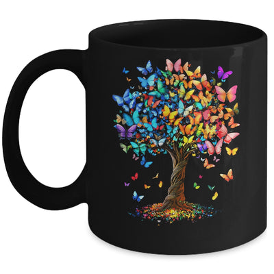 Butterflies Tree Nature Butterfly Lover Lepidopterist Women Mug | teecentury