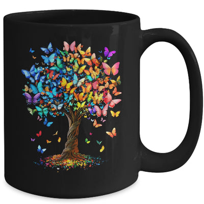 Butterflies Tree Nature Butterfly Lover Lepidopterist Women Mug | teecentury