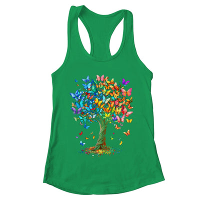 Butterflies Tree Nature Butterfly Lover Lepidopterist Women Shirt & Tank Top | teecentury
