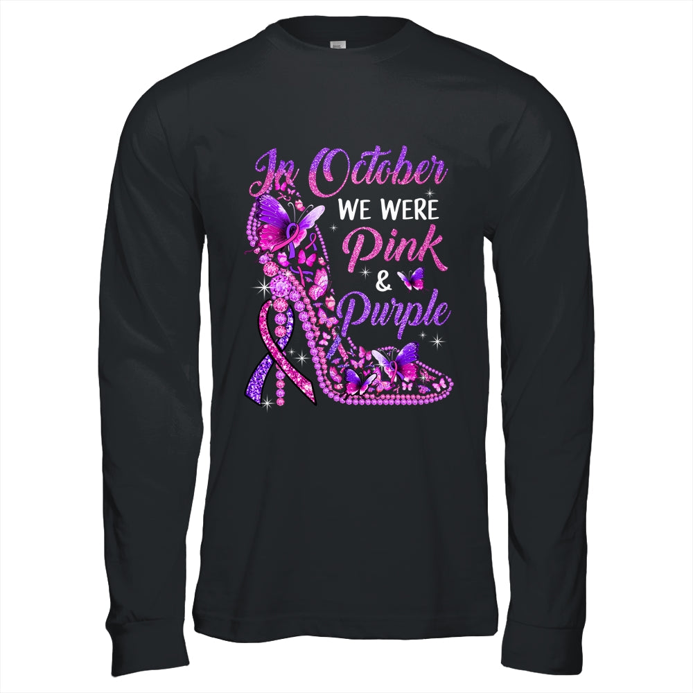 Butterfly Breast Cancer Awareness And Domestic Violence Shirt & Hoodie | teecentury