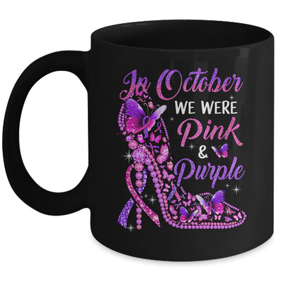 Butterfly Breast Cancer Awareness And Domestic Violence Mug | teecentury