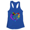 Butterfly Heart Rainbow Love Is Love LGBT Gay Lesbian Pride Shirt & Tank Top | teecentury