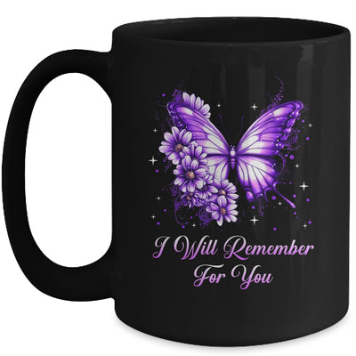 Butterfly I Will Remember For You Alzheimer's Awareness Mug | teecentury