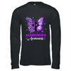 Butterfly Purple Faith Support Fight Alzheimer's Awareness Shirt & Hoodie | teecentury