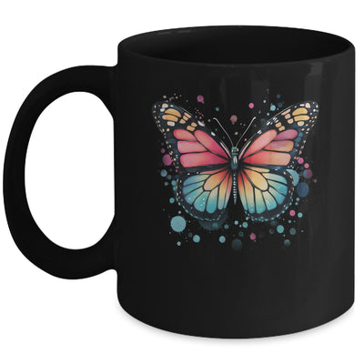 Butterfly Watercolor Design Boho Nauture Aesthetic Art Mug | teecentury