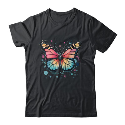 Butterfly Watercolor Design Boho Nauture Aesthetic Art Shirt & Tank Top | teecentury