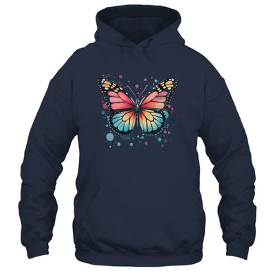 Butterfly Watercolor Design Boho Nauture Aesthetic Art Shirt & Tank Top | teecentury