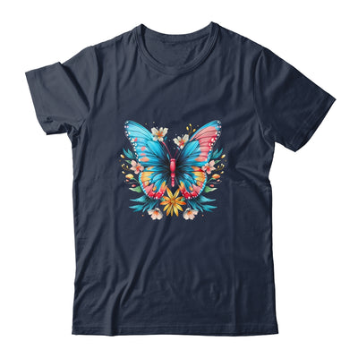Butterfly With Flowers I Aesthetic Butterfly Shirt & Tank Top | teecentury