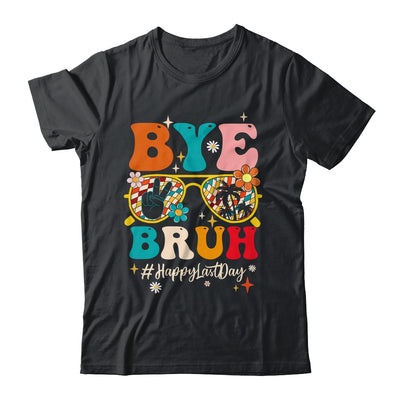 Bye Bruh Teacher Happy Last Day School Hello Summer Groovy Shirt & Tank Top | teecentury