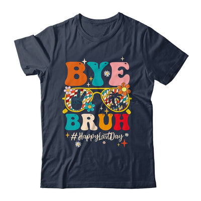 Bye Bruh Teacher Happy Last Day School Hello Summer Groovy Shirt & Tank Top | teecentury
