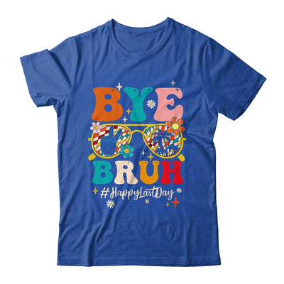 Bye Bruh Teacher Happy Last Day School Hello Summer Groovy Shirt & Tank Top | teecentury