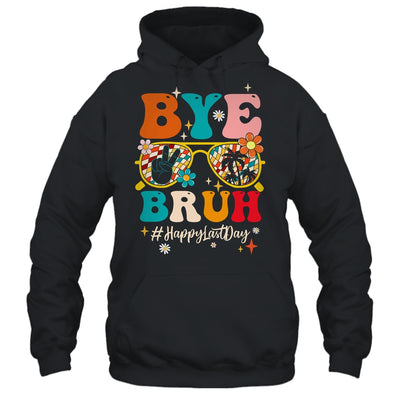 Bye Bruh Teacher Happy Last Day School Hello Summer Groovy Shirt & Tank Top | teecentury