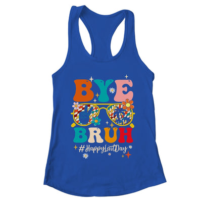 Bye Bruh Teacher Happy Last Day School Hello Summer Groovy Shirt & Tank Top | teecentury