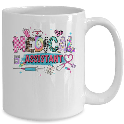 CMA Medical Assistant Nurse Leopard Stethoscope Women Work Mug | teecentury