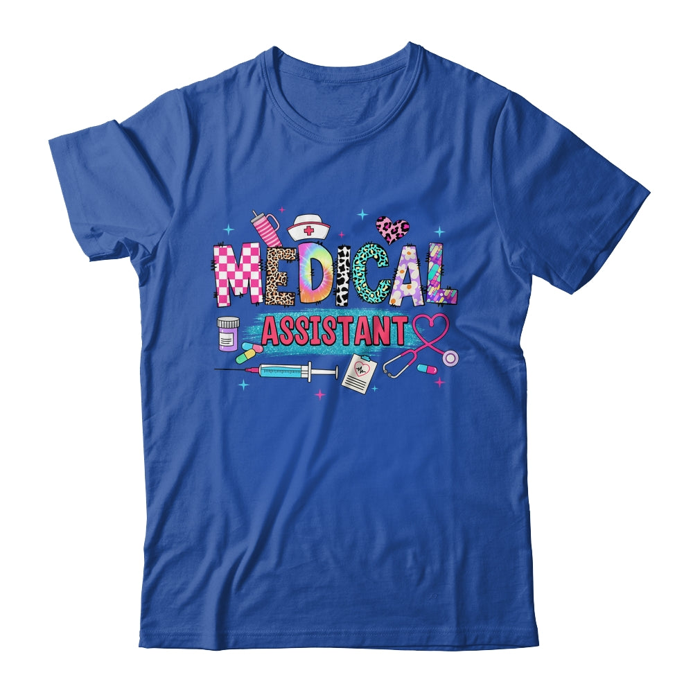 CMA Medical Assistant Nurse Leopard Stethoscope Women Work Shirt & Hoodie | teecentury