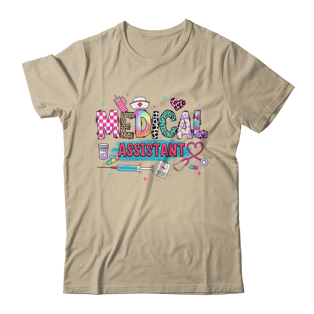 CMA Medical Assistant Nurse Leopard Stethoscope Women Work Shirt & Hoodie | teecentury