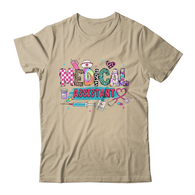 CMA Medical Assistant Nurse Leopard Stethoscope Women Work Shirt & Hoodie | teecentury