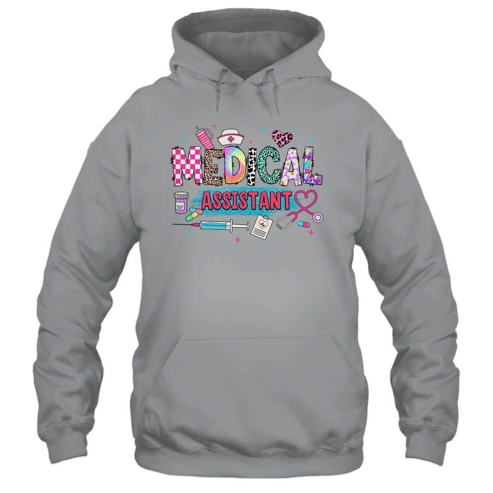 CMA Medical Assistant Nurse Leopard Stethoscope Women Work Shirt & Hoodie | teecentury