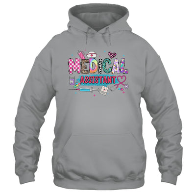 CMA Medical Assistant Nurse Leopard Stethoscope Women Work Shirt & Hoodie | teecentury
