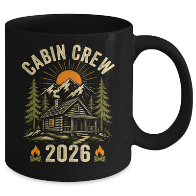 Cabin Crew 2026 Vacation Mountain Family Matching Group Mug | teecentury