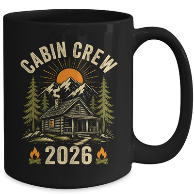 Cabin Crew 2026 Vacation Mountain Family Matching Group Mug | teecentury