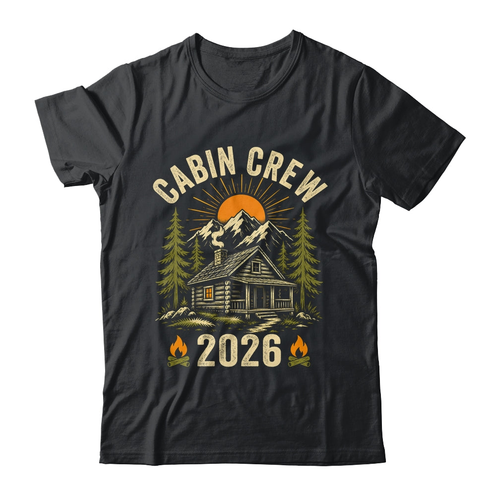 Cabin Crew 2026 Vacation Mountain Family Matching Group Shirt & Tank Top | teecentury